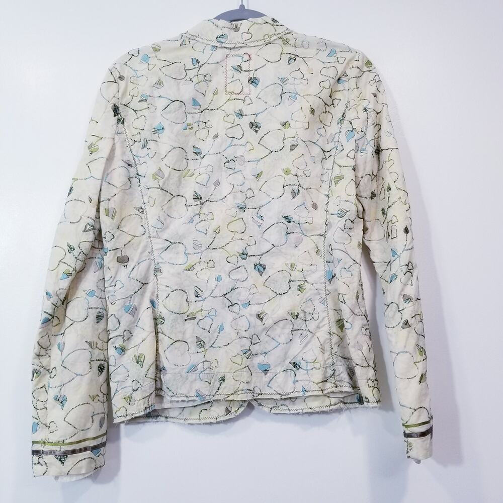 Burning Torch Rhinestones Embroidered Blazer - Picture 3 of 13